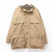 L★古着 エディーバウアー 長袖 ナイロン ジャケット マウンテン パーカー メンズ 90年代 90s ラグラン ベージュ カーキ 【spe】 25sep03 中古 アウター