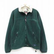 M★古着 エルエルビーン LLBEAN 長袖 フリース ジャケット メンズ 90年代 90s ポーラテック 緑 グリーン 【spe】 25sep25 中古 アウター