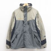 L★古着 コロンビア COLUMBIA 長袖 マウンテン ジャケット メンズ 00年代 00s ワンポイントロゴ オムニテック チタニウム ベージュ他 カーキ 【spe】 25sep26 中古 アウター