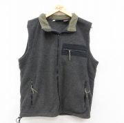 L★古着 オービス ORVIS フリース ベスト メンズ 90年代 90s ポーラック USA製 濃グレー 霜降り他 【spe】 25sep29 中古 アウター