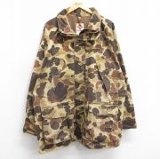 XL★古着 コロンビア COLUMBIA 長袖 マウンテン ジャケット メンズ 80年代 80s ゴアテックス ラグラン ダックハンターカモ USA製 ベージュ カーキ 迷彩 【spe】 25oct18 中古 アウター
