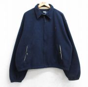 XL★古着 ラルフローレン Ralph Lauren 長袖 ブランド フリース ジャケット メンズ 90年代 90s ワンポイントロゴ ポーラテック 紺 ネイビー 【spe】 25nov01 中古 アウター