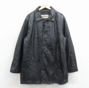 古着通販 XL☆古着 I.O.U 長袖 レザー ジャケット メンズ 00年代 00s
