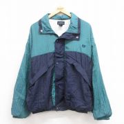 L★古着 ジバンシー GIVENCHY 長袖 ナイロン ジャケット メンズ ワンポイントロゴ 紺他 ネイビー 【spe】 25sep26 中古 アウター ウインドブレーカー