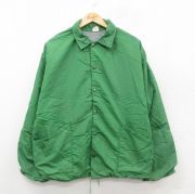 L★古着 ラッセル 長袖 ビンテージ ナイロン ジャケット メンズ 70年代 70s 緑 グリーン 【spe】 25oct09 中古 アウター ウインドブレーカー