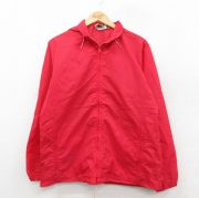 M★古着 エルエルビーン LLBEAN 長袖 ビンテージ ナイロン ジャケット パーカー メンズ 70年代 70s 赤 レッド 【spe】 25oct09 中古 アウター ウインドブレーカー