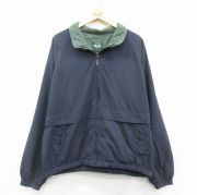 XL★古着 ドッカーズ 長袖 ナイロン ジャケット メンズ 00年代 00s ラグラン 大きいサイズ 紺 内側メッシュ【spe】 25dec06