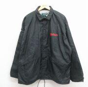 XL★古着 Dunbrooke 長袖 ナイロン ジャケット メンズ 90年代 90s マルボロ 大きいサイズ USA製 黒【spe】 26feb21