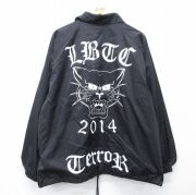 XL★古着 長袖 ロック バンド ナイロン ジャケット メンズ テラー TERROR 黒【spe】 26feb24