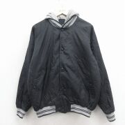 L★古着 カベラス 長袖 ナイロン ジャケット パーカー メンズ 00年代 00s ラグラン 黒 内側キルティング【spe】 26mar17