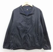 L★古着 ギャップ GAP 長袖 ナイロン ジャケット メンズ 00年代 00s リップストップ 黒【spe】 26mar17