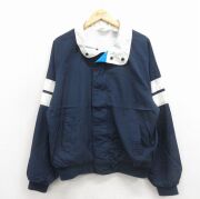 L★古着 クリスチャンディオール 長袖 ナイロン ジャケット メンズ 90年代 90s ラグラン 紺他【spe】 26mar17