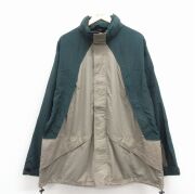 XL★古着 ランズエンド 長袖 ナイロン ジャケット メンズ 90年代 90s 緑他【spe】 26apr18