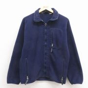 M★古着 パタゴニア patagonia 長袖 フリース ジャケット メンズ 90年代 90s USA製 濃紺【spe】  26apr03