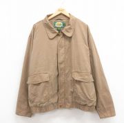 XL★古着 カベラス 長袖 ジャケット メンズ 00年代 00s 大きいサイズ コットン ベージュ カーキ 【spe】 25oct02 中古 アウター ジャンパー ブルゾン