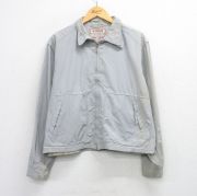 XL★古着 マックレガー 長袖 ビンテージ ジャケット スイングトップ メンズ60年代 60s USA製 グレー 【spe】 25oct10 中古 メンズ アウター ジャンパー ブルゾン