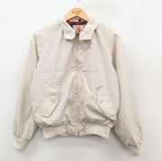 M★古着 バンヒューセン 長袖 ジャケット スイングトップ メンズ 80年代 80s ラグラン ベージュ カーキ 【spe】 25oct22 中古 アウター ジャンパー ブルゾン