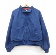 XL★古着 バラクータ バンヒューセン 長袖 ジャケット スイングトップ メンズ 80年代 80s ラグラン 紺 ネイビー 内側キルティング 【spe】 25oct25 中古 アウター ジャンパー ブルゾン