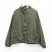 XL★古着 エルエルビーン LLBEAN 長袖 ジャケット メンズ 90年代 90s 大きいサイズ コットン 濃緑 グリーン 【spe】 25oct30 中古 アウター ジャンパー ブルゾン