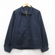 L★古着 ロンドンフォグ 長袖 ジャケット スイングトップ メンズ 80年代 80s タロン 濃紺【spe】 26jan13