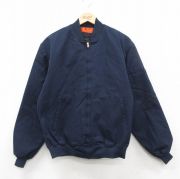 XL★古着 レッドキャップ 長袖 ワーク ジャケット メンズ 80年代 80s USA製 タロン 紺 内側キルティング【spe】 26feb06