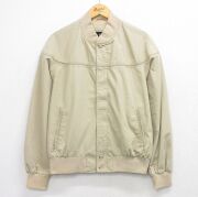 L★古着 長袖 カップショルダー ジャケット メンズ ベージュ【spe】 26feb25