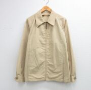 XL★古着 ロンドンフォグ 長袖 ジャケット メンズ 80年代 80s ラグラン タロン ベージュ【spe】 26mar04