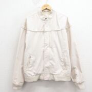 XL★古着 長袖 ダービー ジャケット メンズ 90年代 90s 大きいサイズ ベージュ【spe】 26mar03