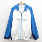 XL★古着 アディダス adidas 長袖 ジャケット メンズ 00年代 00s ワンポイントロゴ ラグラン 青他【spe】 26mar03