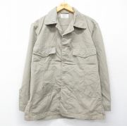 L★古着 長袖 ジャケット メンズ 70年代 70s ベージュ【spe】 26mar06