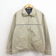 L★古着 ギャップ GAP 長袖 ジャケット メンズ 00年代 00s コットン ベージュ【spe】 26mar16
