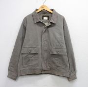 XL★古着 エディーバウアー 長袖 ジャケット メンズ 90年代 90s 大きいサイズ コットン 茶【spe】 26apr01