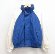 XL★古着 セントジョンズベイ 長袖 ジャケット メンズ 80年代 80s ラグラン 青他【spe】 26apr15