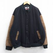古着通販 XL☆古着 b.u.m.equipment 長袖 スタジャン メンズ 大きい 