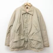 XL★古着 長袖 ビンテージ ダウン ジャケット メンズ 40年代 40s ラグラン ベージュ【spe】 26apr24