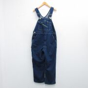 W38★古着 キー KEY オーバーオール メンズ 90年代 90s コットン USA製 紺 デニム【spe】 26feb20