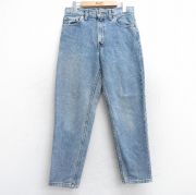 W31★古着 ジーンズ Levis リーバイス 550 メンズ 90年代 90s テーパード コットン USA製 紺 ネイビー デニム 【spe】 25aug13 中古 ボトムス ジーパン Gパン ロング パンツ