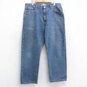 W35★古着 リーバイス Levis 505 メンズ コットン 紺 ネイビー デニム 【spe】 25sep06 中古 ボトムス ジーパン Gパン ロング パンツ