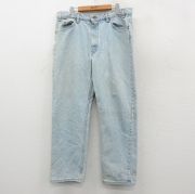 W38★古着 ジーンズ Levis リーバイス 505 メンズ 90年代 90s コットン USA製 紺 デニム【spe】 26feb17