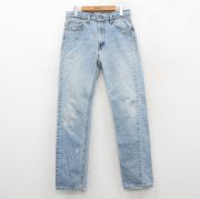 W30★古着 ジーンズ Levis リーバイス 505 メンズ 90年代 90s コットン USA製 紺 デニム【spe】 26feb17