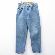 W34★古着 ジーンズ Levis リーバイス 550 メンズ 00年代 00s コットン 紺 デニム【spe】 26mar05