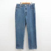 W37★古着 ジーンズ Levis リーバイス 505 メンズ 90年代 90s コットン カナダ製 紺 デニム【spe】 26apr11