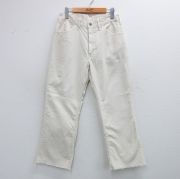 W29★古着 リーバイス Levis 646 コーデュロイ パンツ メンズ 80年代 80s フレア ブーツカット タロン 白 ホワイト 【spe】 25oct16 中古 ボトムス ロング