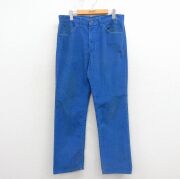 W34★古着 リーバイス Levis 519 コーデュロイ パンツ メンズ 90年代 90s USA USA製 青【spe】 26feb21