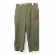 W37★古着 ビンテージ ミリタリー パンツ メンズ 50年代 50s M-51 ウール USA製 緑【spe】 26feb04