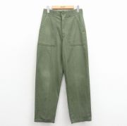 W29★古着 ミリタリー ベイカー パンツ メンズ 80年代 80s USA製 緑【spe】 26feb18