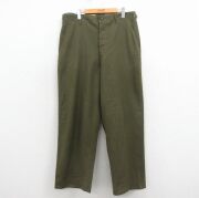 W34★古着 ビンテージ ミリタリー フィールド パンツ メンズ 50年代 50s M-51 USA製 濃緑【spe】 26apr09