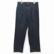 (古着)90s dockers ワイドチノ ブラック　パンツ cityboy 1点物◇リーバイス系ドッカーズDockers黒チノパン古着メンズ34
