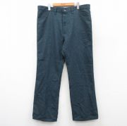 W38★古着 ラングラー Wrangler ランチャー パンツ メンズ 90年代 90s USA製 紺系 ネイビー 【spe】 25aug04 中古 ボトムス ロング