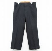 W35★古着 リーバイス Levis アクション スラックス パンツ メンズ 80年代 80s スタプレ タロン 黒 ブラック 【spe】 25sep09 中古 ボトムス ロング